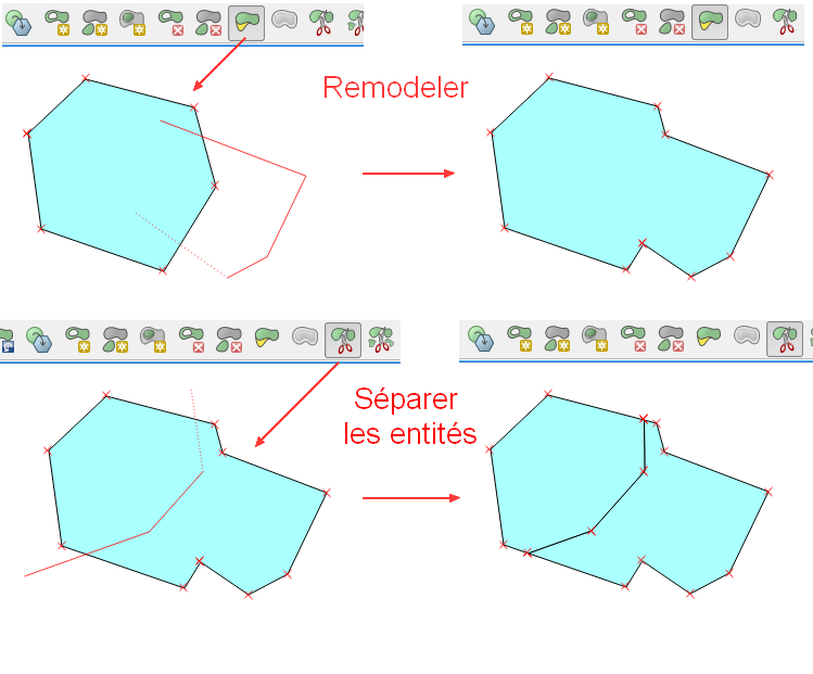 Remodeler ou Séparer les entités [6 - Numérisation]